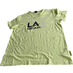 Vintage 90s LA Gear Brand Big Logo Spell Out Single Stitch Shirt SKU 5232
