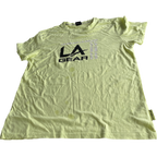 Vintage 90s LA Gear Brand Big Logo Spell Out Single Stitch Shirt