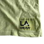 Vintage 90s LA Gear Brand Big Logo Spell Out Single Stitch Shirt SKU 5232