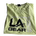 Vintage 90s LA Gear Brand Big Logo Spell Out Single Stitch Shirt SKU 5232