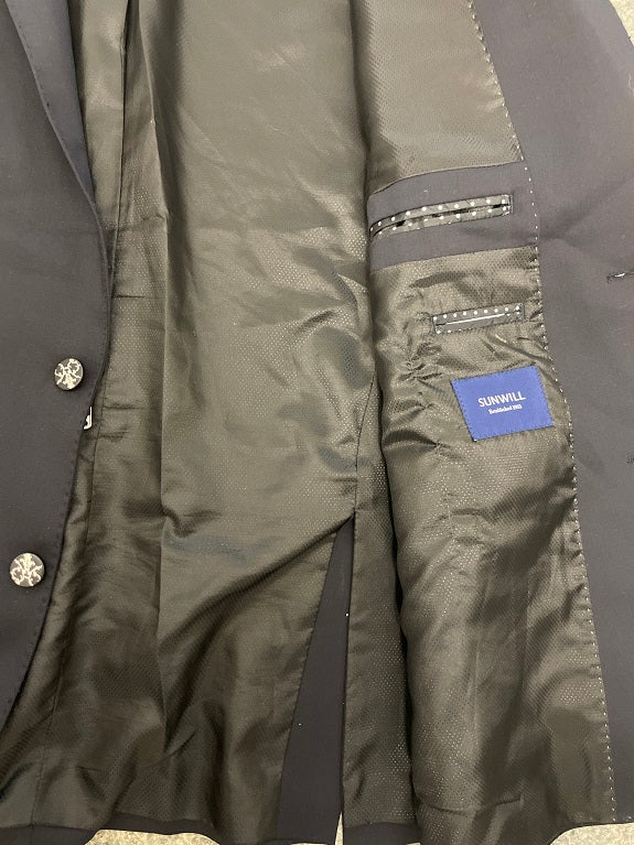 Rubynee Vintage y2k mens sunwill navy blazers