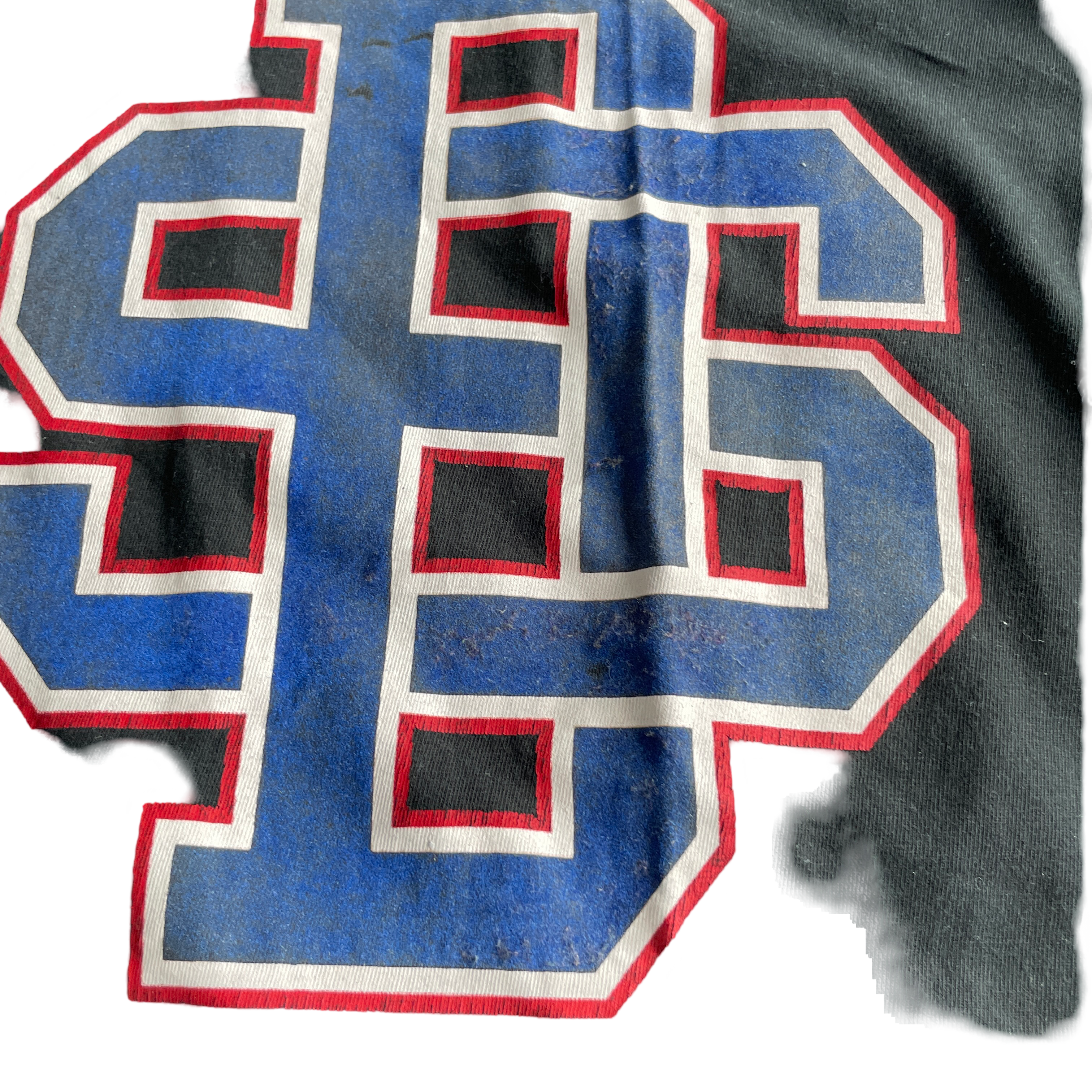 vintage black american t shirt in size M mens L 27 W 19 SKU 5236