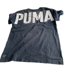 Puma Vintage Black Athleisure Tee Sz M L 29 W 20 SKU 5237