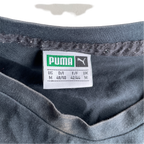 Puma Vintage Black Athleisure Tee Sz M L 29 W 20 SKU 5237