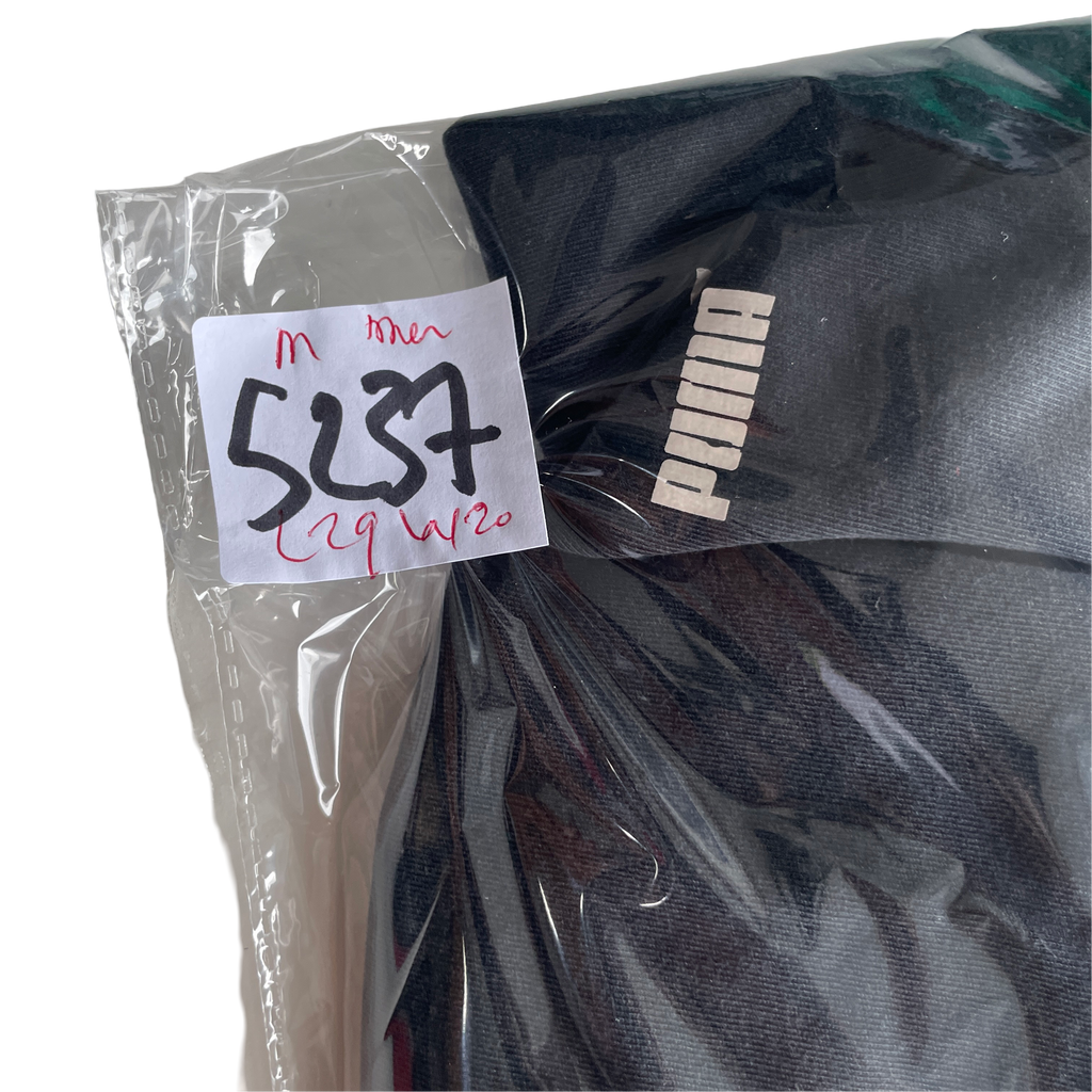 Puma Vintage Black Athleisure Tee Sz M L 29 W 20 SKU 5237