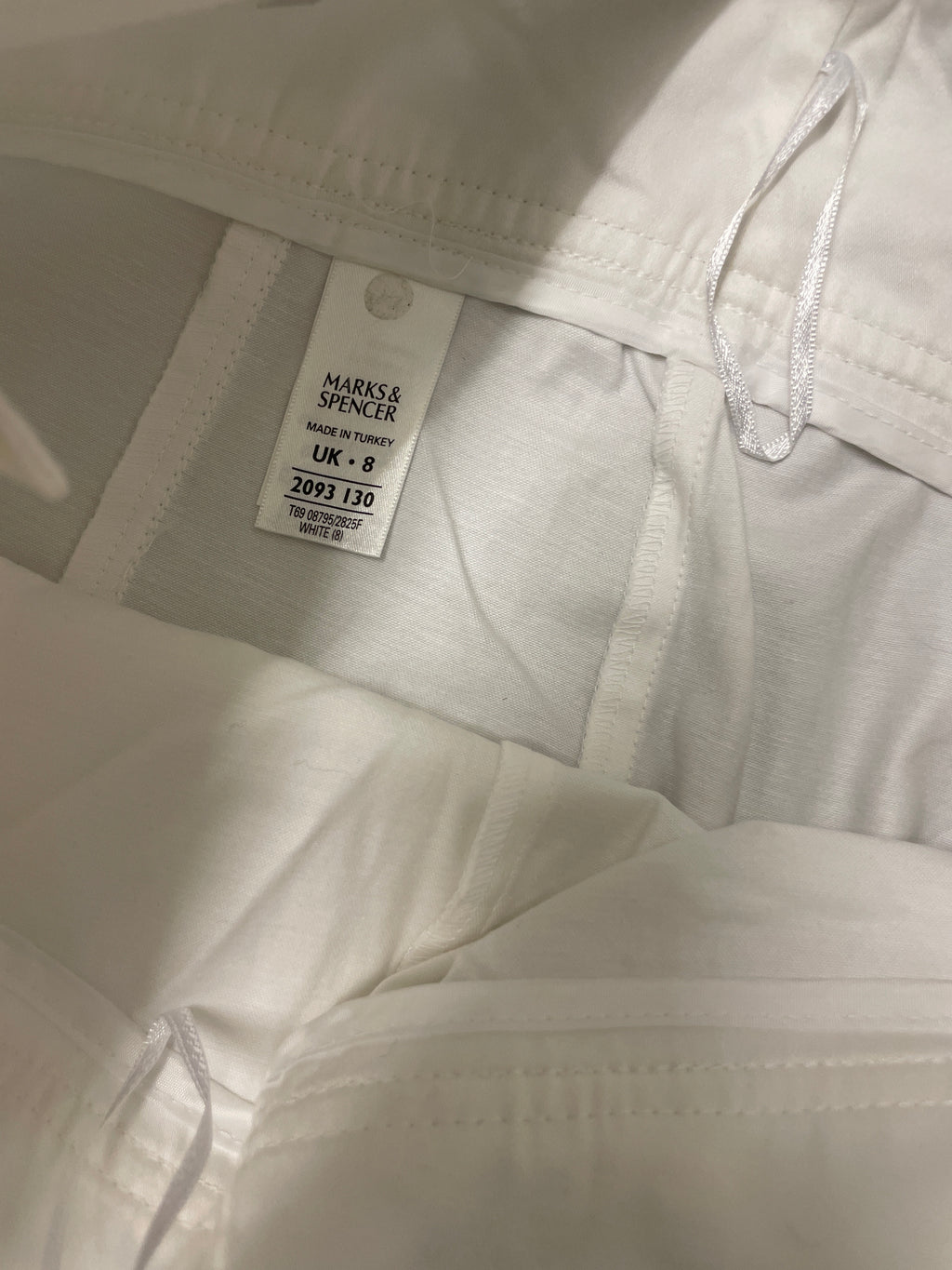 Rubynee Vintage y2k mark & spencers ladies mini white skirt