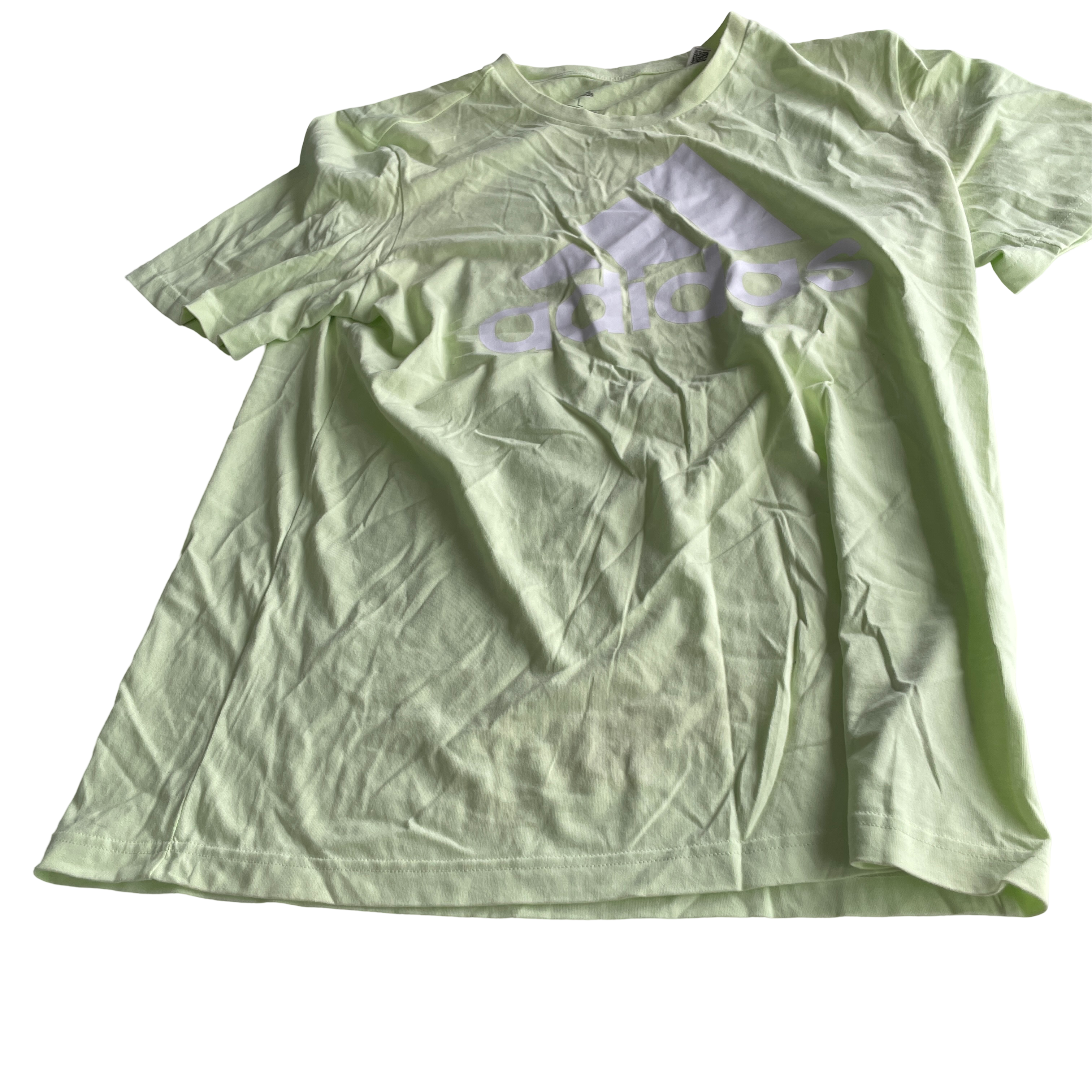 adidas T-Shirt mens in yellow L 30 W 20 SKU 5239