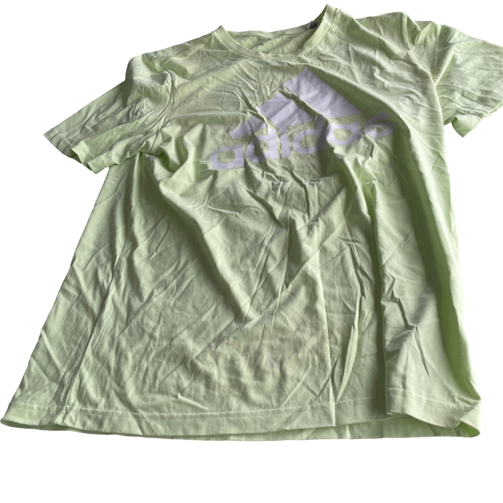 adidas T-Shirt mens in yellow L 30 W 20 SKU 5239