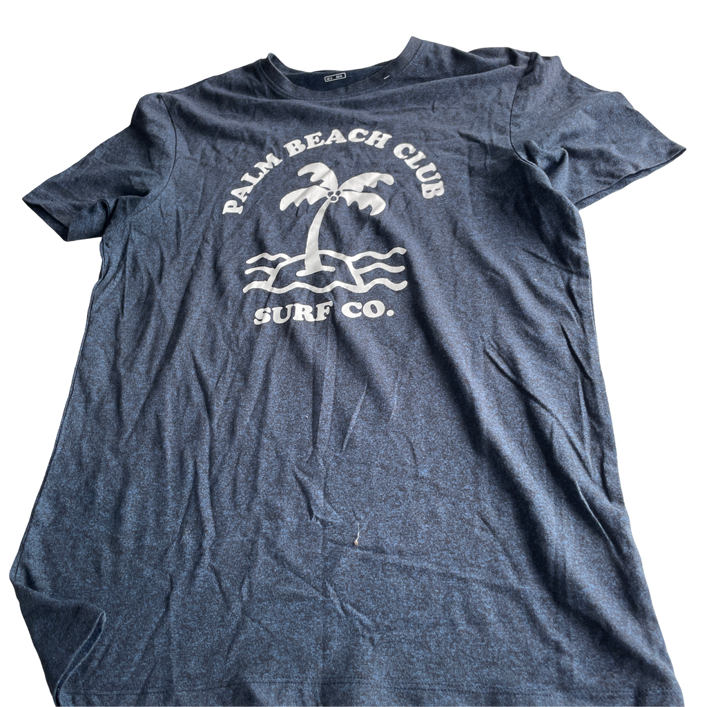 Palms Men's Printed Slim Fit Crew Neck T-Shirt