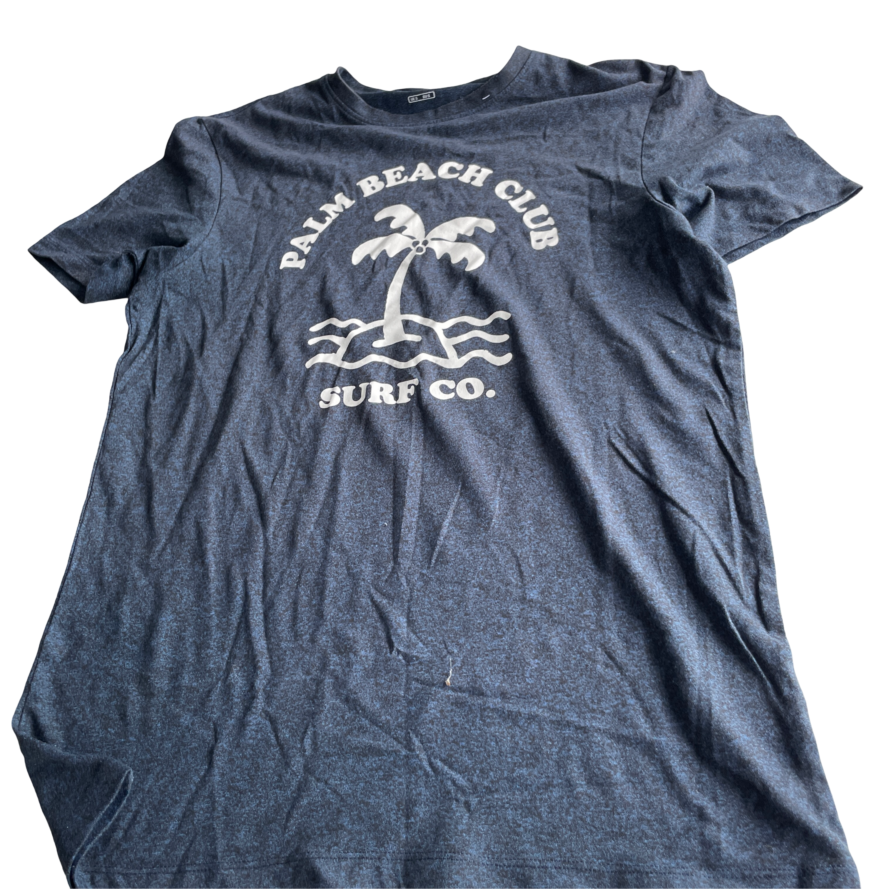 Palms Men's Printed Slim Fit Crew Neck T-Shirt