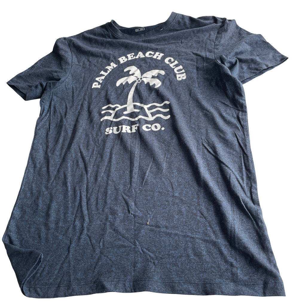 Palms Men's Printed Slim Fit Crew Neck T-Shirt