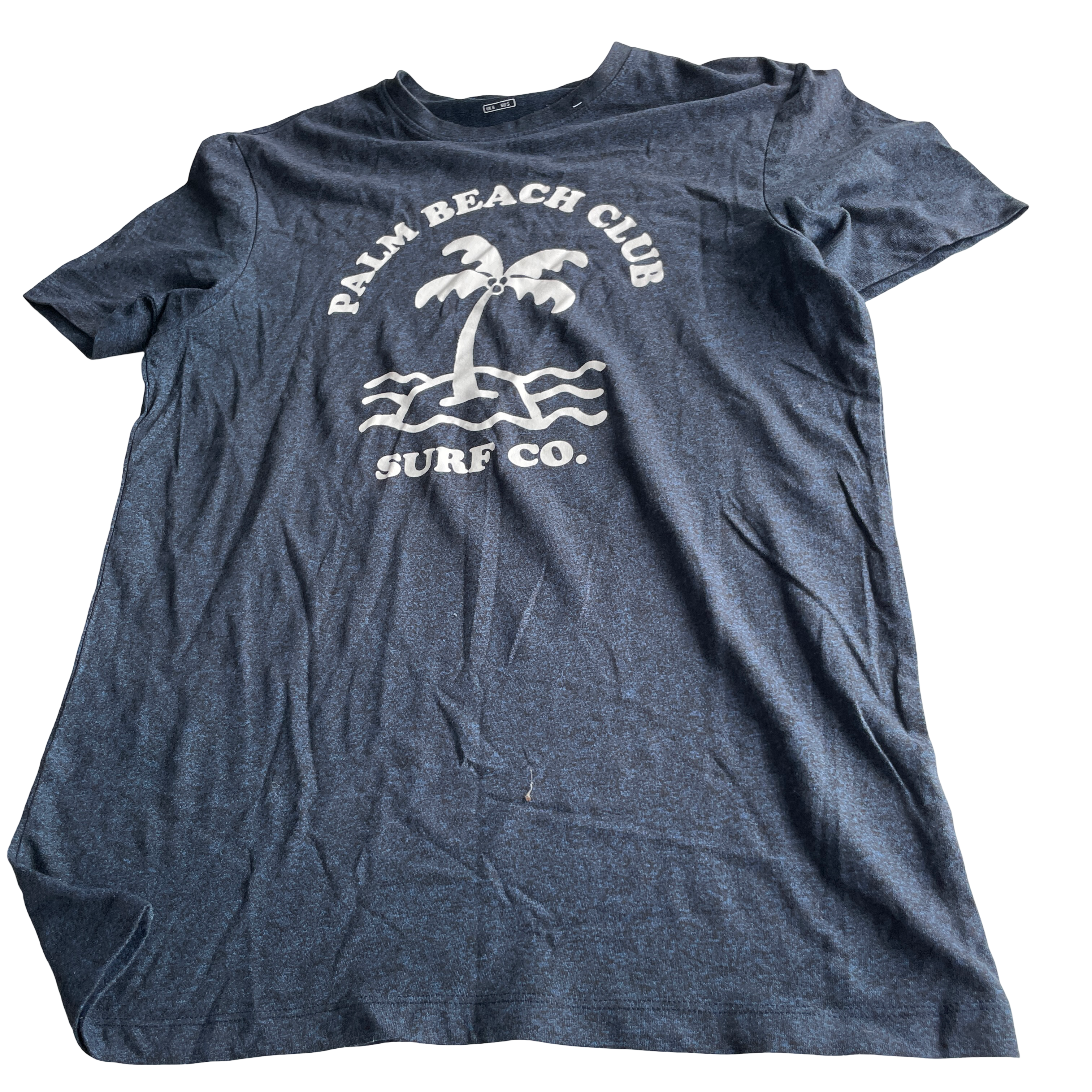 Palms Men's Printed Slim Fit Crew Neck T-Shirt