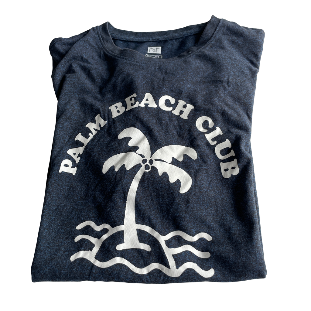 Palms Men's Printed Slim Fit Crew Neck T-Shirt