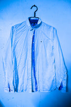 Vintage women white Tommy Hilfiger long sleeve shirt UK 10|L31 W20|SKU 6542