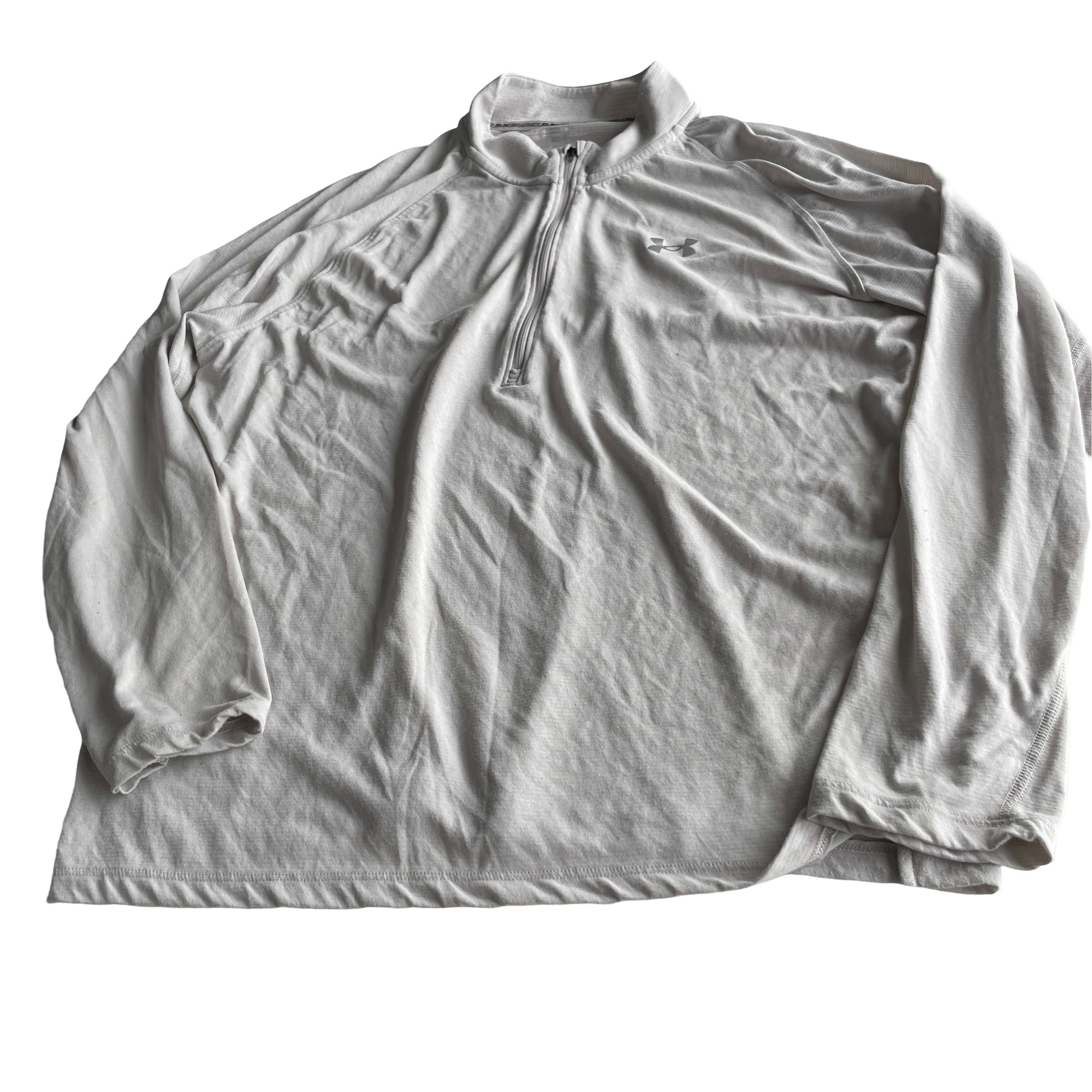 Under Armour Meridian Quarter Zip in Grey