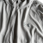 Vintage Under Armour Meridian Grey Quarter-Zip Jacket, Unisex Size M