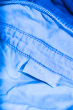 Vintage men Vila blue denim long sleeve shirt in XS|L27 W17|SKU 6543