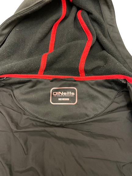 Rubynee Vintage y2k O'Neill Mens Black Quilted Zip up hoodie Size M