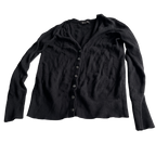 Banana republic Soft Touch V-Neck Cardigan with Gathered Shoulders