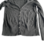 Banana republic Soft Touch V-Neck Cardigan with Gathered Shoulders