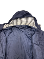 Rubynee Vintage y2k Navy blue lightweight waterproof raincoat hoodie