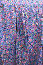 Vintage made in India purple abstract print fitted mens shirt