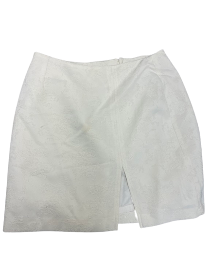 Rubynee Vintage y2k ladies cream mini skirt