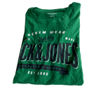 JACK & JONES Short Sleeve Large Logo Green T-Shirt