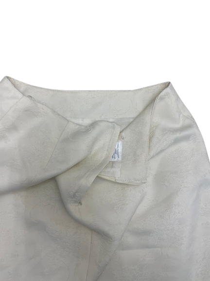 Rubynee Vintage y2k ladies cream mini skirt