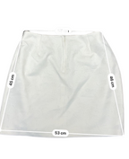 Rubynee Vintage y2k ladies cream mini skirt