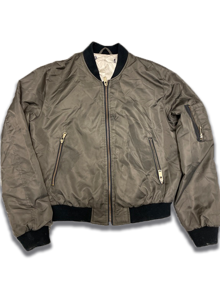 Rubynee Vintage khaki green bomber jacket size S