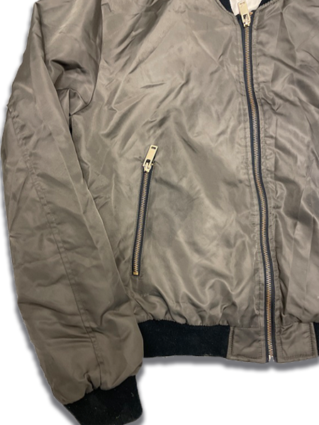 Rubynee Vintage khaki green bomber jacket size S