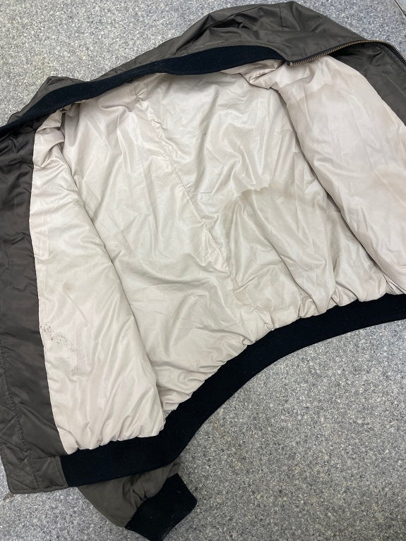 Rubynee Vintage khaki green bomber jacket size S