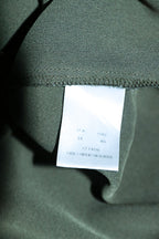 Vintage women Eastex heirloom co. khaki green silk button down shirt in L|L29 W21|SKU 6547