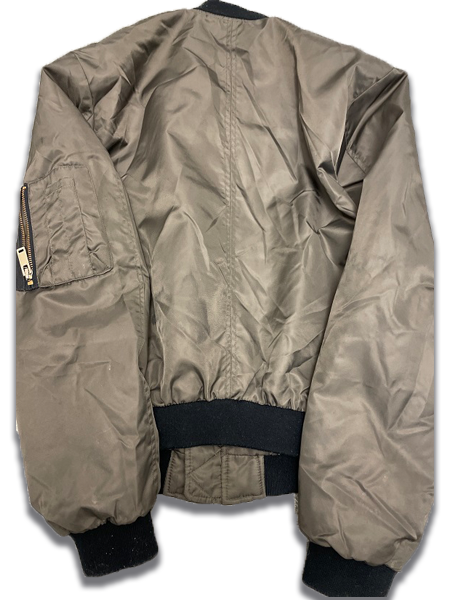 Rubynee Vintage khaki green bomber jacket size S