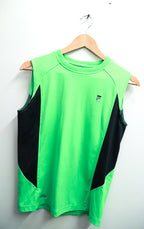 Vintage green Fila training tank top