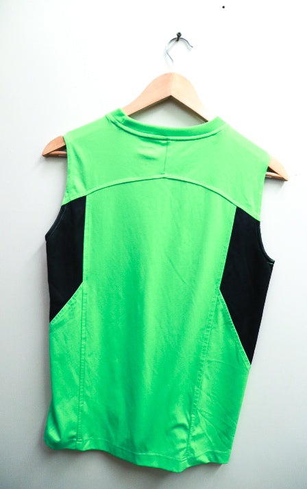 Vintage green Fila training tank top
