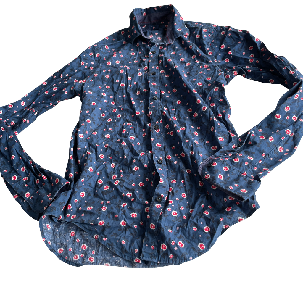 ZARA Print Multi Slim Fit Button-Down Shirt