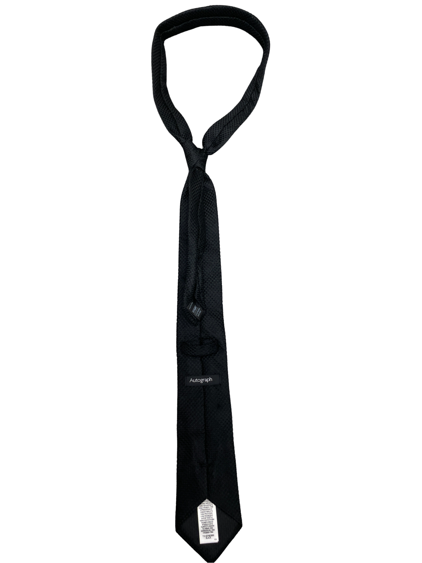Rubynee Vintage mens autograph black suit tie