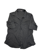 Rubynee Vintage y2k seidensticker black women shirt dress
