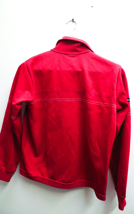 Vintage Lecoq Spotif womens red medium jacket