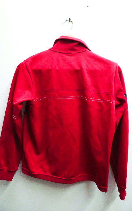 Vintage Lecoq Spotif womens red medium jacket