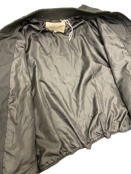 Rubynee Vintage river island mens black bomber jacket