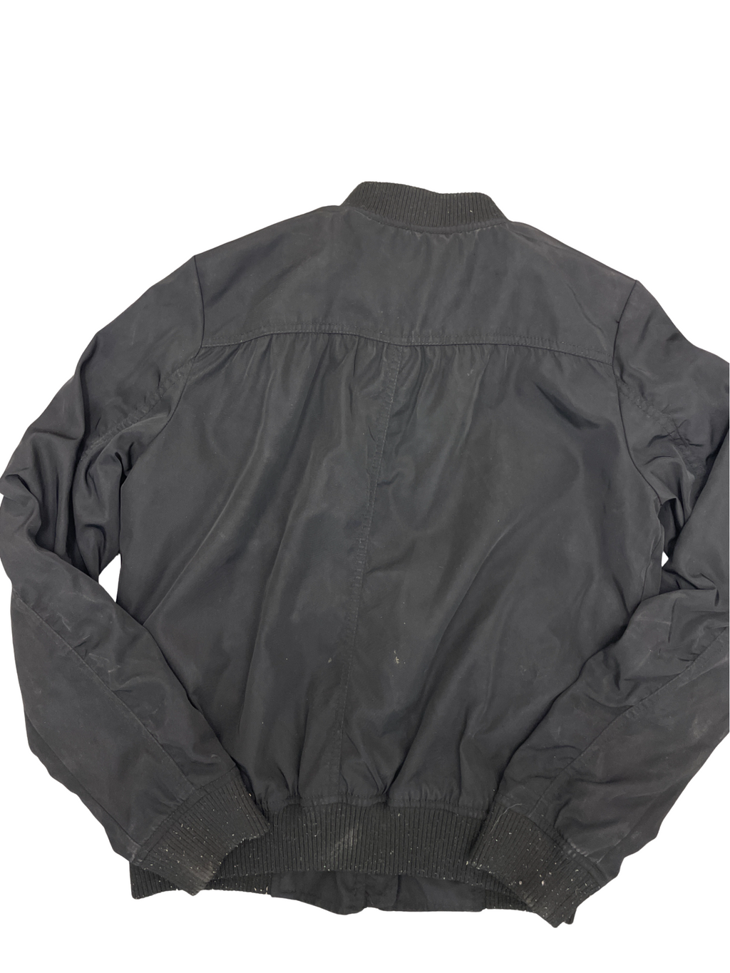 Rubynee Vintage river island mens black bomber jacket