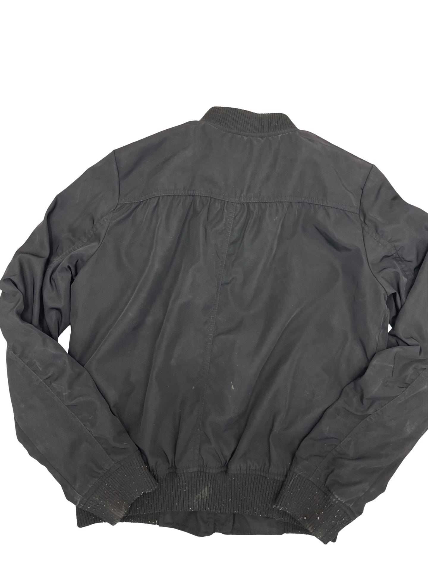 Rubynee Vintage river island mens black bomber jacket