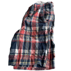 Vintage Abercrombie Men’s Crazy Checkered Plaid Grunge Patchwork Shorts