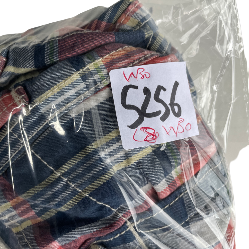 Vintage Abercrombie Men’s Crazy Checkered Plaid Grunge Patchwork Shorts