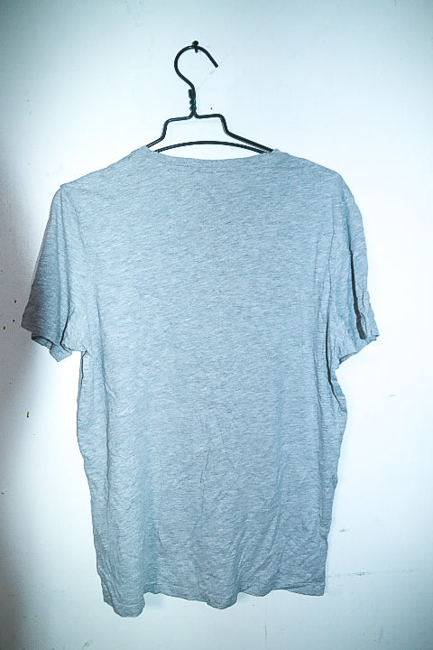 Vintage men Jack & jones core plain grey short sleeve tees in L|L27 W20|SKU 6552