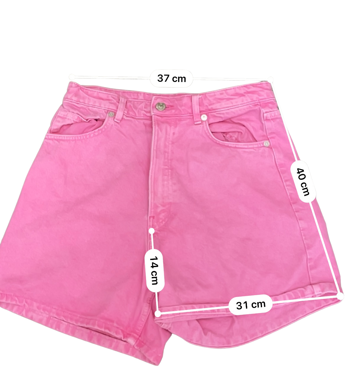 Rubynee Vintage y2k zara denim pink women short
