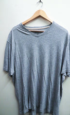 Vintage grey Vneck short sleeve XL tshirt